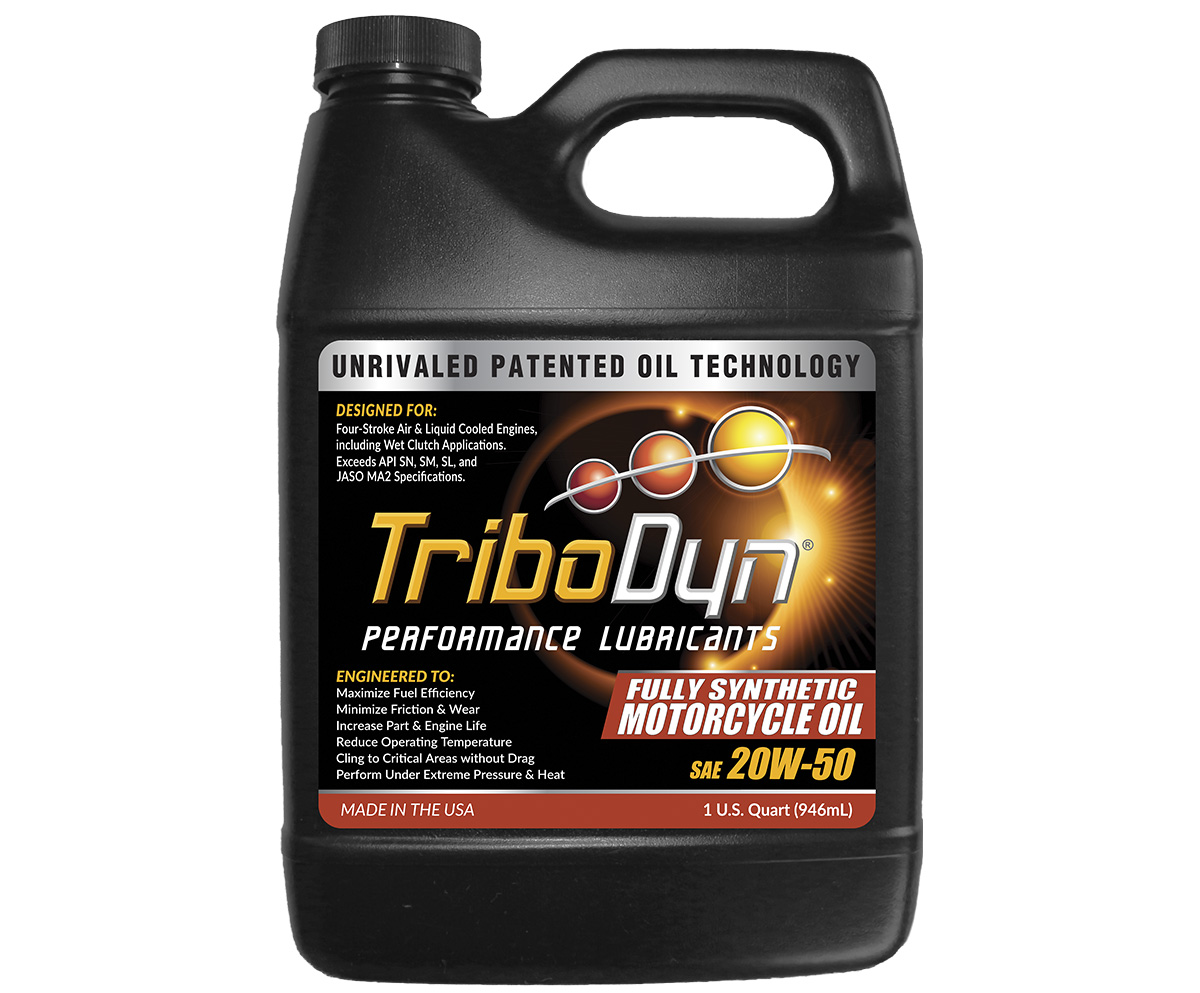 TriboDyn 20W-50 Fully Synthetic Motorcycle Oil